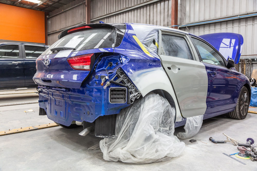 Spray Painting - Trans Pacific Auto Body Repair