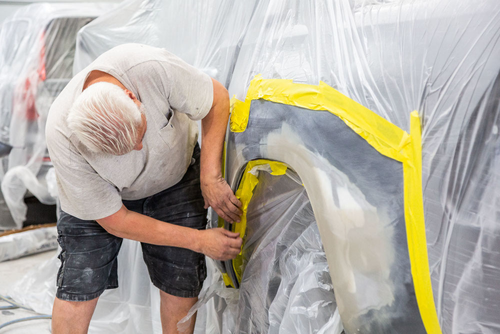 Spray Painting - Trans Pacific Auto Body Repair