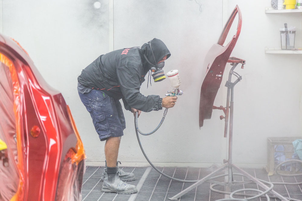 Spray Painting - Trans Pacific Auto Body Repair